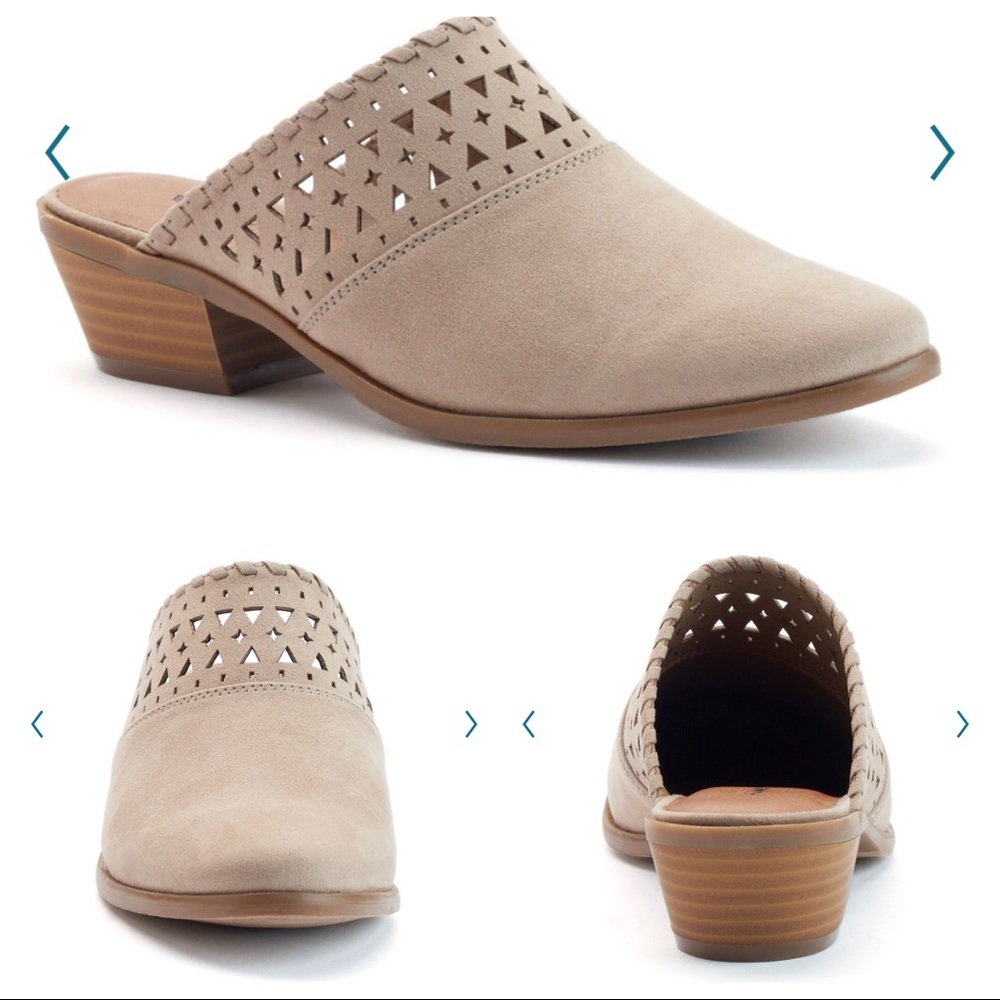 Sonoma Taresa Block Heel Clogs, size 11